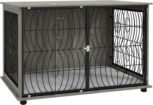 Pawhut dog crate furniture - dog,