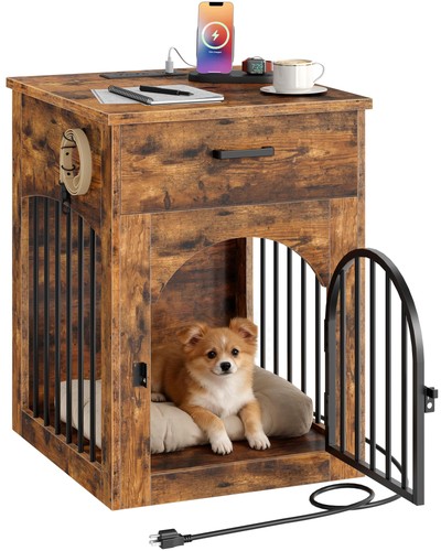 Dog crate furniture - crate, wooden