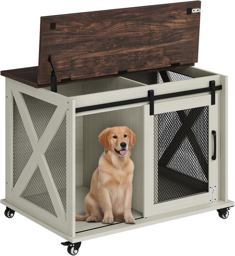 Large dog crate furniture - crate,