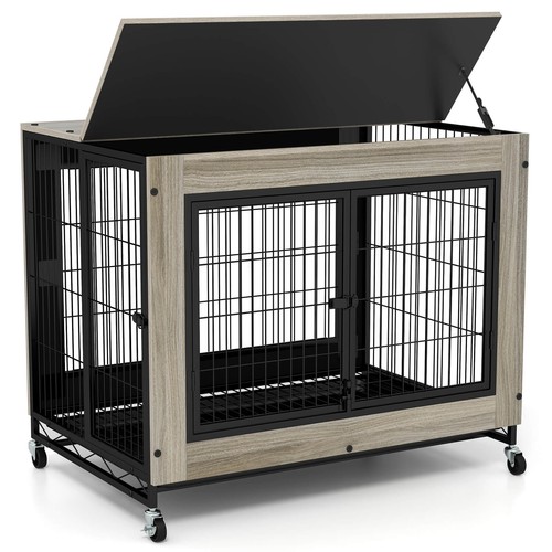 Dog crate furniture - dog,