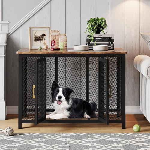 Large dog crate furniture - crate,