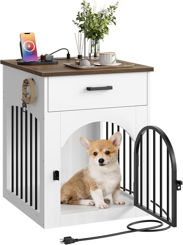 Dog crate furniture wooden - furniture,,