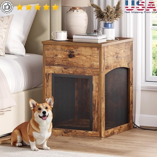 Dog crate furniture - furniture, power