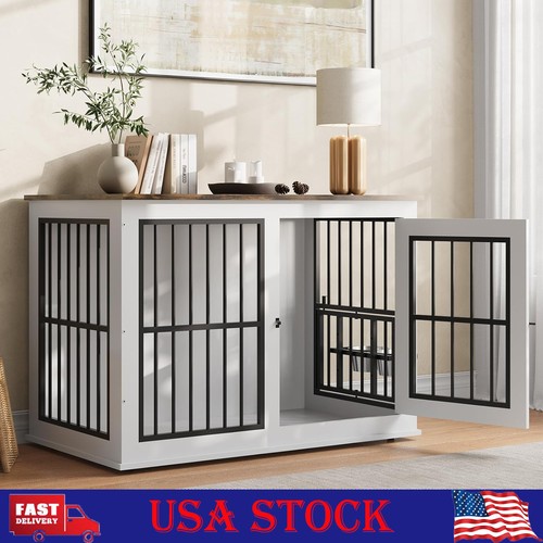 Dog crate furniture with - furniture,