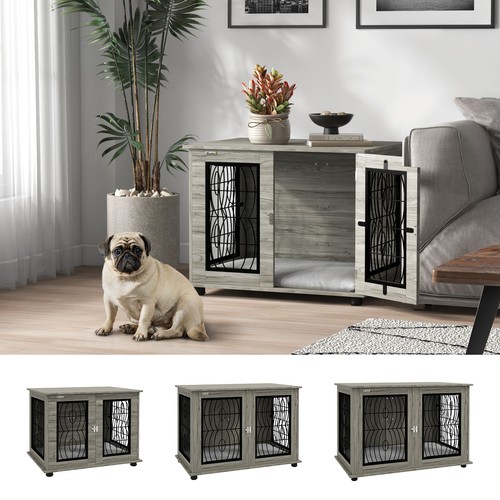 Dog crate furniture end - furniture,, table