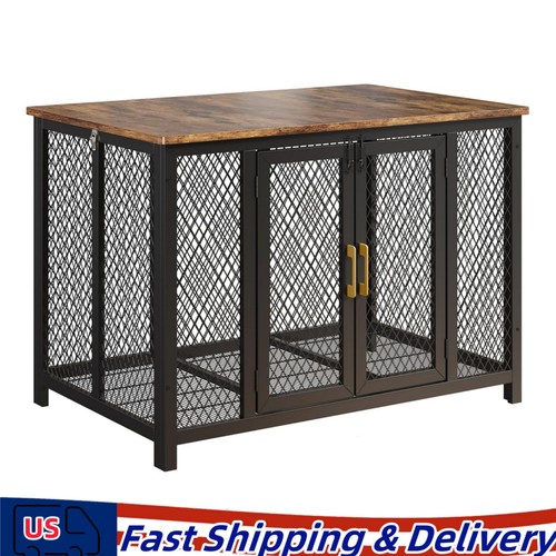Large dog crate kennel cage - large,
