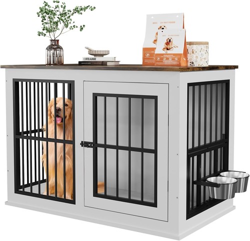 Wooden dog crate liftable - dog, crate,