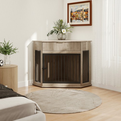 Corner dog crate - corner,
