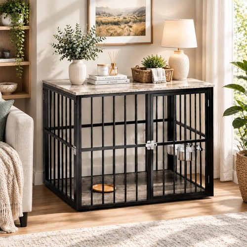Dog crate furniture with - 43",