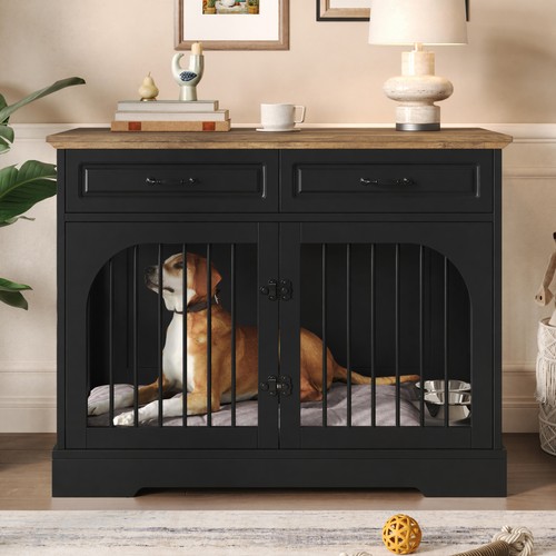 Farmhouse dog crate - 43.3",